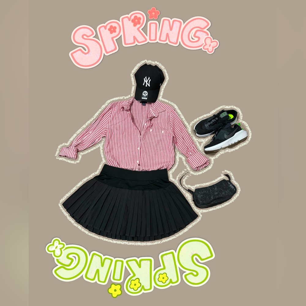 Large mini short-skirt